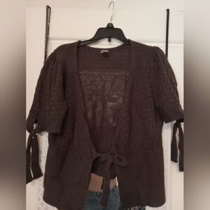 COPY - CROCHET DESIGN KNIT TIE TOP